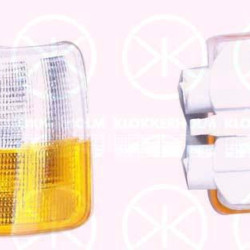 Direction Indicator, with position light, without bulb holder, yellow, Left Front, 1369605 (VOLVO), 1369605W (VOLVO)