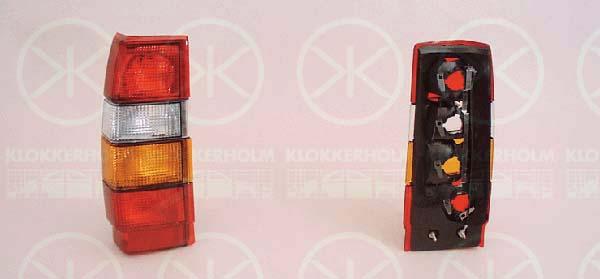 Tail Light Assembly, without bulb holder, Right, Indicator Colour: yellow, 3518909 (VOLVO), 9127608 (VOLVO)