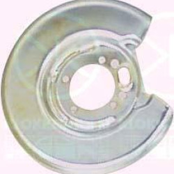 Splash Guard, brake disc, Rear Axle, Brakes-/Drive Dynamics Articles: not for active stabiliser control, Diameter 1/Diameter 2 [mm]: 318/77, Zinc-coated, 1330432 (VOLVO), 1230432 (VOLVO)