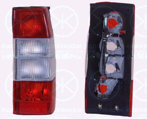 Tail Light Assembly, without bulb holder, Right, Indicator Colour: white, 9126884 (VOLVO), 9159662 (VOLVO)