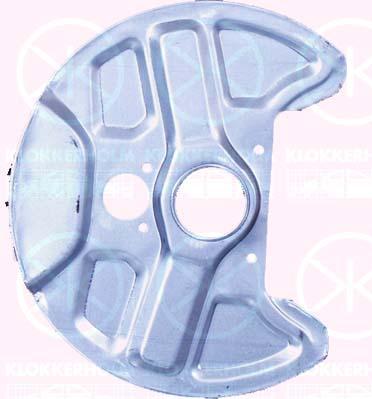 Splash Guard, brake disc, for ABS, Front Axle, Diameter [mm]: 320, Diameter 1/Diameter 2 [mm]: 309/53, Zinc-coated, 6819549 (VOLVO)