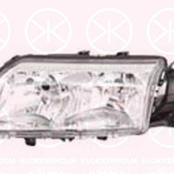 Headlight, Left, Illuminance [lx]: 25, H7/H7, Housing Colour: chrome, without motor for headlamp levelling, 30655410 (VOLVO), 30678107 (VOLVO), 30744489 (VOLVO)