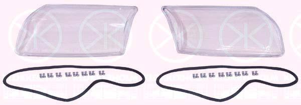 Diffusing Lens, headlight, Right, 8662866 (VOLVO)