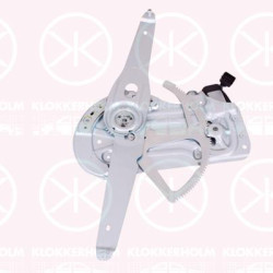 Window Regulator, 4-dr, with electric motor, Electric, Left Front, Number of pins: 6, 30784572 (VOLVO), 30784572-7 (VOLVO)