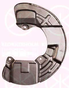 Splash Guard, brake disc, Front Axle Left, Diameter 1/Diameter 2 [mm]: 310/137, Zinc-coated, 30645113 (VOLVO), 30760816 (VOLVO)