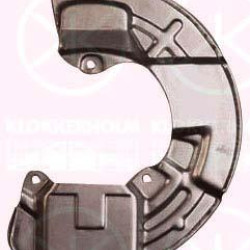 Splash Guard, brake disc, Front Axle Left, Diameter 1/Diameter 2 [mm]: 310/137, Zinc-coated, 30645113 (VOLVO), 30760816 (VOLVO)