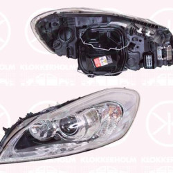 Headlight, Right, Bi-Xenon, D3S/H7, with motor for headlamp levelling, without control unit for Xenon, AL, 31297426 (VOLVO), 31299789 (VOLVO), 32206149 (VOLVO)