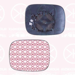 Mirror Glass, exterior mirror, Right, Heatable, Aspherical, 30716133 (VOLVO), 30716138 (VOLVO), 31217824 (VOLVO), 31217829 (VOLVO), 31297396 (VOLVO)