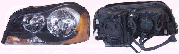 Headlight, H7/H7, with motor for headlamp levelling, Valeo, Right, Illuminance [lx]: 30, 30678175 (VOLVO), 30678587 (VOLVO), 30744008 (VOLVO), 31111187 (VOLVO), 8620572 (VOLVO)