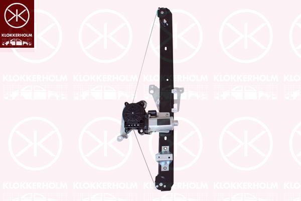 Window Regulator, 4-dr, Electric, Right Rear, 31253722 (VOLVO), 8626323 (VOLVO)