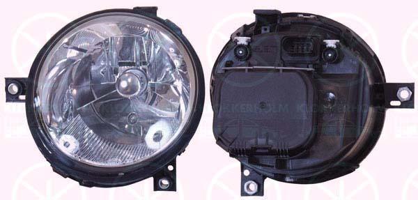 Headlight, H4, with motor for headlamp levelling, Bosch, Right, Illuminance [lx]: 17.5, 6X1 941 752C (VW), 6X1 941 752J (VW), 6X1941752F (VW), 6X1941752H (VW)