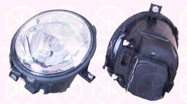 Headlight, H4, without motor for headlamp levelling, Right, Illuminance [lx]: 12.5, 6X1 941 752J (VW), 6X1941752F (VW)