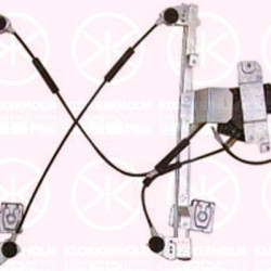 Window Regulator, with electric motor, without comfort function, Electric, Left, 6X0 837 461A (VW), 6X0 837 461C (VW), 6X0837461 (VW), 6X0837461B (VW)