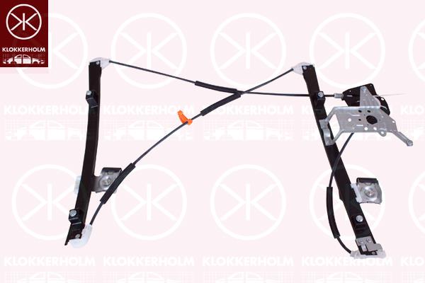 Window Regulator, OE-type, without electric motor, without comfort function, Electric, Left, 6X0 837 461A (VW), 6X0 837 461C (VW), 6X0837461 (VW), 6X0837461B (VW)