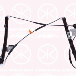 Window Regulator, OE-type, without electric motor, without comfort function, Electric, Left, 6X0 837 461A (VW), 6X0 837 461C (VW), 6X0837461 (VW), 6X0837461B (VW)