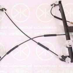 Window Regulator, without electric motor, Electric, Left, 6E0 837 461A (VW), 6E0 837 461C (VW), 6E0837461B (VW)