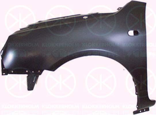 Wing, Left Front, with hole for direction indicator, 6X0 821 021E (VW)