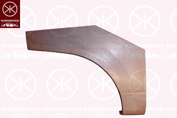 Quarter Panel, Right, Wheel Arch Border, Repair Panel, 