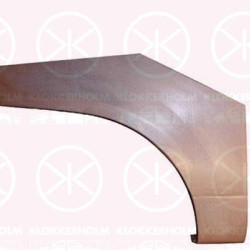 Quarter Panel, Right, Wheel Arch Border, Repair Panel, 