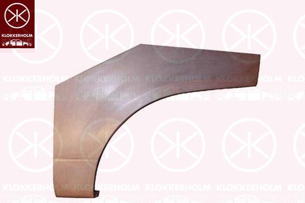 Quarter Panel, Left, Wheel Arch Border, Repair Panel, 