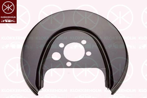 Splash Guard, brake disc, Rear Axle Left, 6X0 615 611 (VW), 6X0615611 (SKODA), 6X0615611 (SEAT)