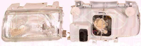 Headlight, H4, with motor for headlamp levelling, Left, Number of pins: 7, Illuminance [lx]: 12.5, 6N1 941 015A (VW), 6N1 941 017A (VW)