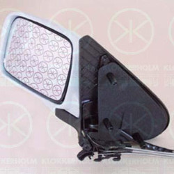 Exterior Mirror, w/primer, Control: cable pull, Convex, Right, 6N1 857 508 GRU (VW)