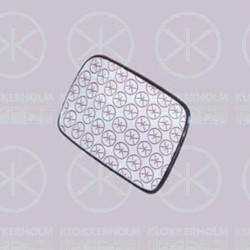 Mirror Glass, exterior mirror, Convex, Heatable, Right, 6N1 857 522A (VW), 6N1 857 522B (VW)