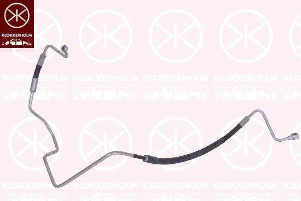 Hydraulic Hose, steering, from hydraulic pump to steering gear, for vehicles without air conditioning, 6N1 422 893G (VW), 6N1422893G (VW), 6N1422893G (SEAT)