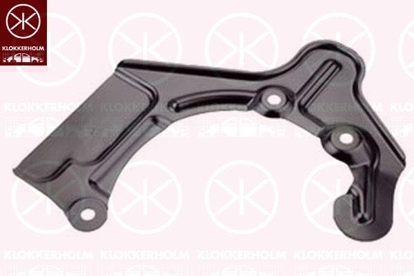 Splash Guard, brake disc, Front Axle Left, Zinc-coated, 6N0 615 311 A (VW)