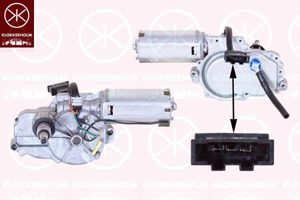 Wiper Motor, Rear, Voltage [V]: 12, 6N0 955 713A (VW), 6N0 955 713B (VW), 6N0955713A (VW), 6N0955713A (VAG), 6N0955713A (SEAT), 6N0955713B (VAG), 6N0955713B (SEAT)