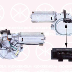 Wiper Motor, Rear, Voltage [V]: 12, 6N0 955 713A (VW), 6N0 955 713B (VW), 6N0955713A (VW), 6N0955713A (VAG), 6N0955713A (SEAT), 6N0955713B (VAG), 6N0955713B (SEAT)