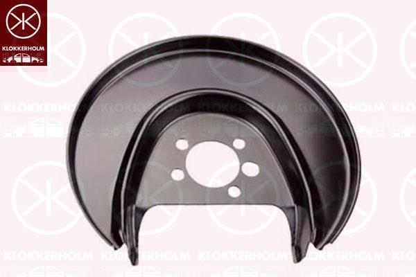 Splash Guard, brake disc, Rear Axle Left, 6N0 615 611 (VW), 6N0615611 (SKODA), 6N0615611 (VW)