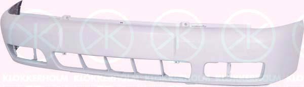 Bumper, w/primer, Front, 6K5 807 221B GRU (VW)