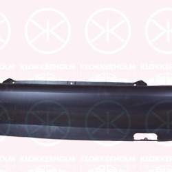 Bumper, w/primer, Rear, black, 6K5 807 417G GRU (VW)