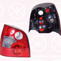 Tail Light Assembly, Left, Indicator Colour: Smoke Grey, AL, 6Q6 945 095Q (VW)