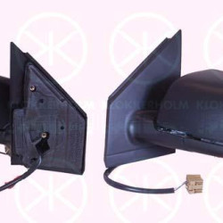 Exterior Mirror, for electric mirror adjustment, Aspherical, Heatable, Left, 6Q1857507G (VW), 6Q1857507G01C (VW)