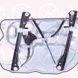 Window Regulator, 4/5-drs, without electric motor, Electric, Left Front, with bolted-on plate, 6Q4 837 461 (VW), 6Q4 837 461 A (VW), 6Q4 837 461 E (VW), 6Q4 837 461 G (VW), 6Q4 837 461 J (VW), 6Q4837461A (VW), 6Q4837461E (VW)