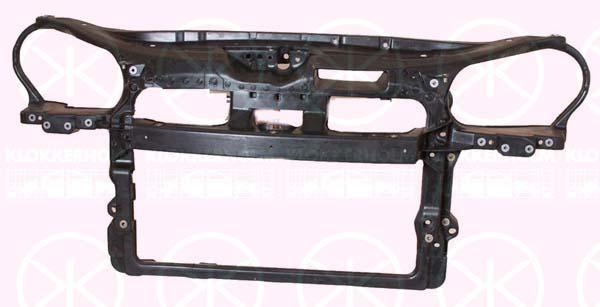 Radiator Support, for vehicles with/without air conditioning, 632x414, Full Body Section, Plastic, 6Q0 805 588F (VW), 6Q0 805 588K (VW)