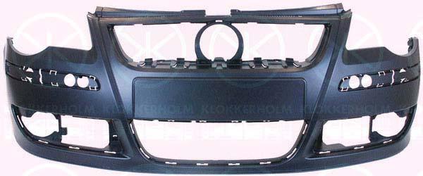 Bumper, w/primer, Front, 6Q0 807 217E GRU (VW)