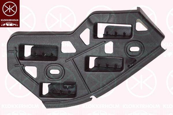 Mounting Bracket, bumper, Plastic, Left Front, 6Q0 807 183A (VW)