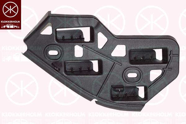 Mounting Bracket, bumper, Plastic, Right Front, 6Q0 807 184A (VW)