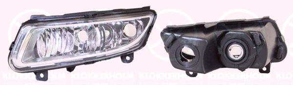 Front Fog Light, with daytime running light, H8, with cornering light, Left Front, 6R0 941 061B (VW)