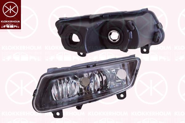 Front Fog Light, Left Front, Trim Level: GTI, R-Line, with cornering light, with daytime running light, H8, P21W, 6R0941061E (VW)