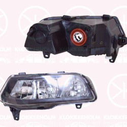 Front Fog Light, Left Front, with cornering light, H8, 6C0 941 661C (VW), 6C0941661C (VW), 6C0941661H (VW)