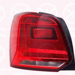 Tail Light Assembly, Left, with bulb holder, AL, 6C0 945 095K (VW), 6C0945095 (VW), 6C0945095D (VW), 6C0945095F (VW)