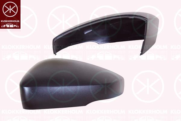 Housing, exterior mirror, black, Left, 6R0 857 537C (VW), 6R0 857 537C 9B9 (VW)