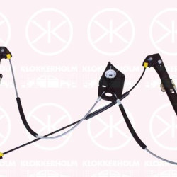 Window Regulator, 2-dr, OE-type, without electric motor, Electric, Left Front, 6R3 837 461 (VW), 6R3 837 461 A (VW), 6R3 837 461 B (VW), 6R3 837 461 C (VW), 6R3 837 461 E (VW), 6R3 837 461 K (VW), 6R3837461L (VW)