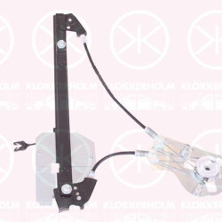 Window Regulator, 4-dr, Manual, Right Rear, 6R4 839 462 G (VW)