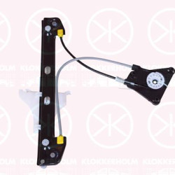 Window Regulator, 4-dr, OE-type, without electric motor, Electric, Left Rear, 6R4 839 461 C (VW), 6R4 839 461 D (VW), 6R4 839 461 E (VW), 6R4 839 461 G (VW)